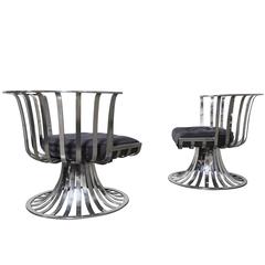 Pair of Lounge Chairs by Russell Woodard ( 4 Pairs Available ) 
