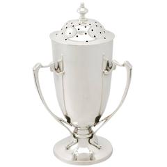 Antique Edwardian Art Nouveau Sterling Silver Sugar Caster