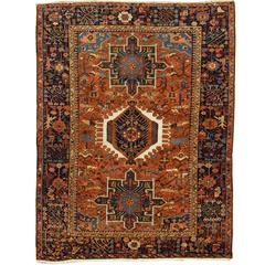 Antique Persian Heriz Rug 9