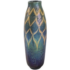 Antique Tiffany Studios Favrile Glass Vase