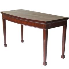 Bowfront Georgian Serving Table in Cuban Mahogany 4