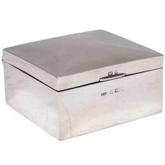 Edwardian Sterling Silver Table Box