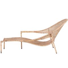 Francis Mair Lounge-Sessel aus Korbgeflecht