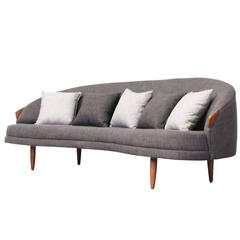 Craft Associates Vintage Walnut Sofa by Adrian Pearsall