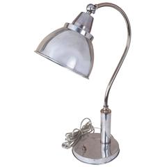 Mid-Century Chrome Ship's Adjustable Table Lamp 9