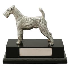 Sterling Silver Airedale Terrier Presentation Model