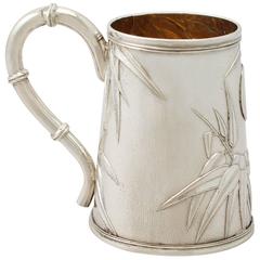 Antique Chinese Export Silver Christening Mug, circa 1900 3