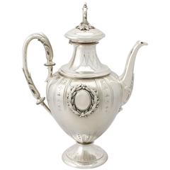 Antique German Silver Coffee Pot, circa 1900 9