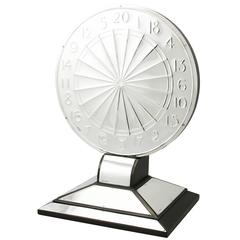 Antique Sterling Silver Dartboard Presentation Trophy