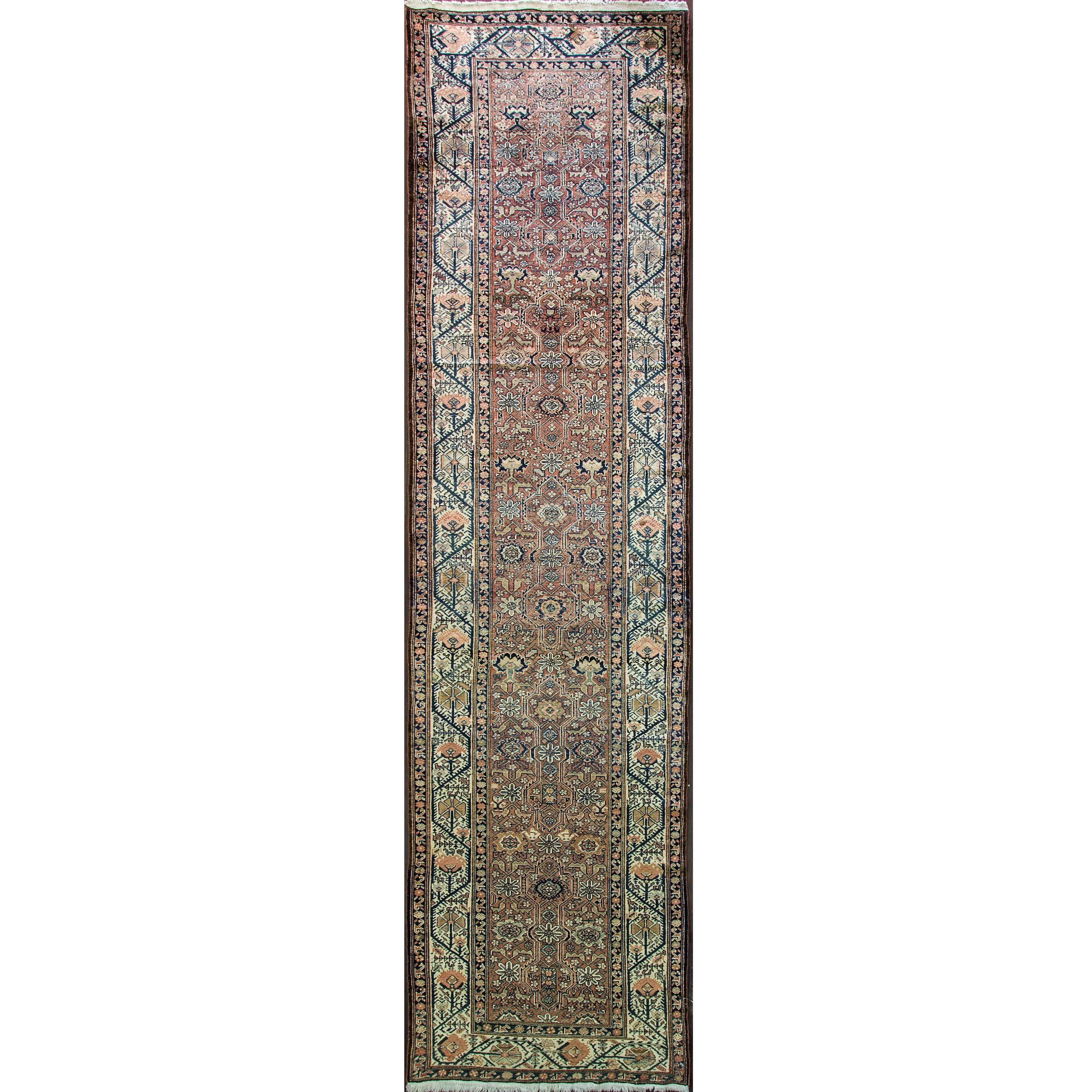 Antique Persian Malayer Runner, Free Shipping