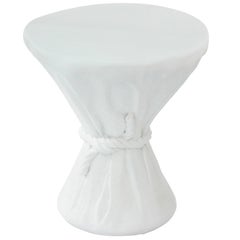 Table « corde » emblématique en plâtre de John Dickinson des années 1980