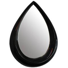 Lacquered Teardrop Mirror