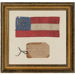 Confederate Bible Flag, Captured at the Battle of the Handkerchiefs