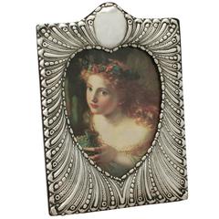 Sterling Silver Photograph Frame - Antique Victorian