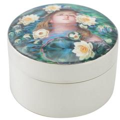 Sterling Silver and Enamel Box, Art Nouveau Style, Antique Edwardian 6