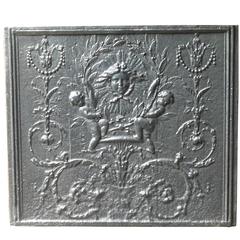 19th Century Louis XIV Fireback