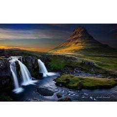 Iconic Icelandic Waterfall of Mind Blowing Beauty Photograph 5