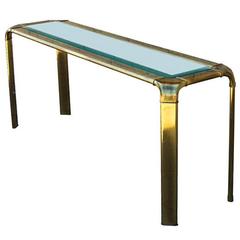 Brass Console by John Widdicomb 