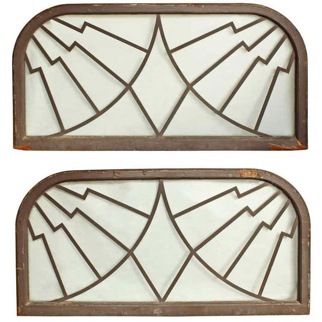 Art Deco Steel Framed Windows at 1stDibs | art deco windows, art deco ...