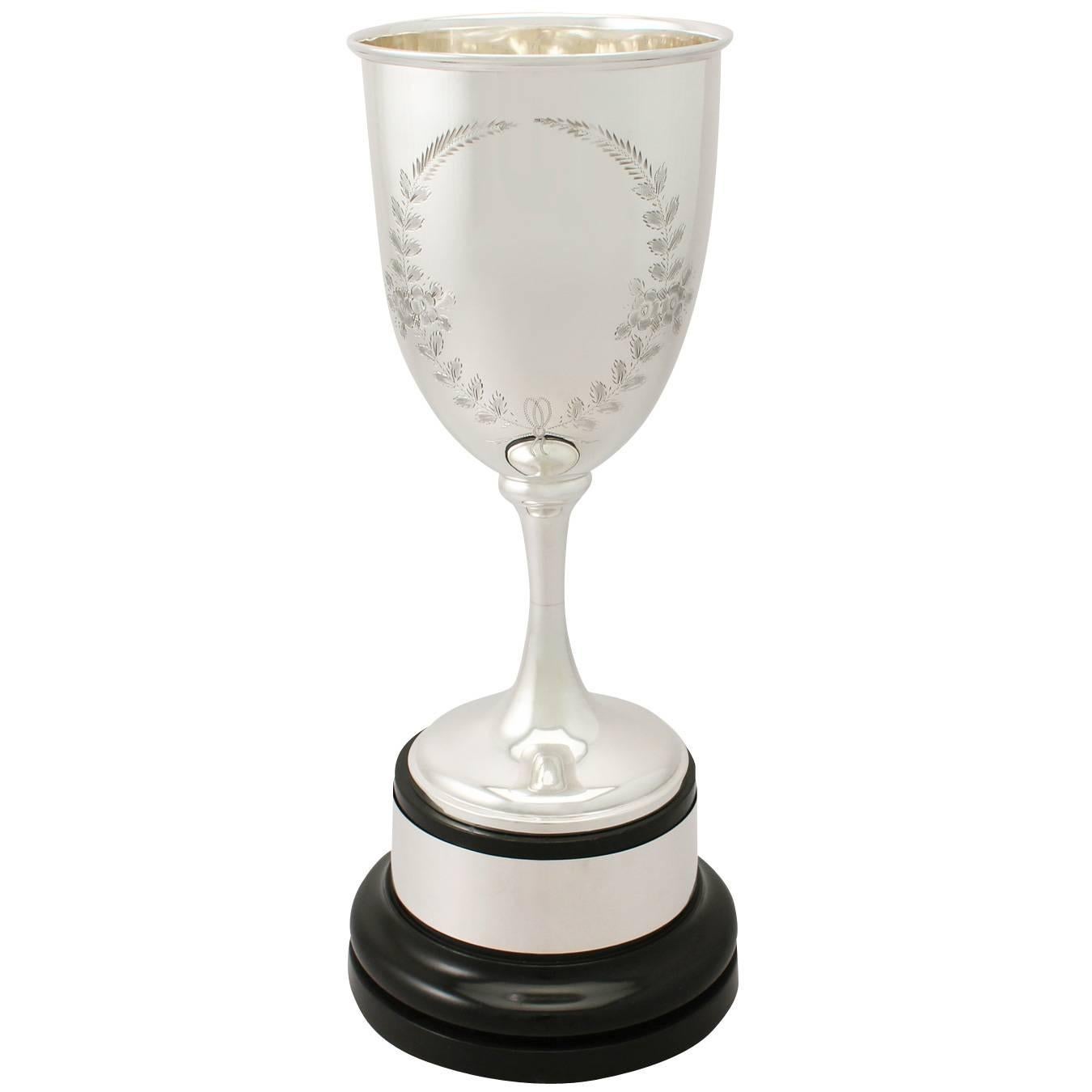 English Sterling Silver Presentation Cup, Antique George V