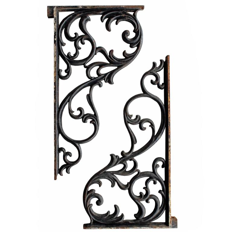 Victorian Floriated Scrollwork Brackets at 1stDibs victorian scrollwork