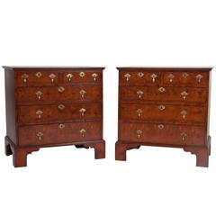 Pair of Oyster Shell Veneer Chests of Drawers