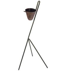 Hand-Wrought Brass and Copper Ashtray by Carl Aubock for Werkstatte