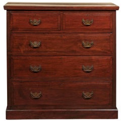 19th Century English Mahogany Chest 