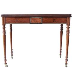 George IV Santo Domingo Mahogany Swivel Top Tea Table