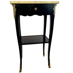 20th Century French Lacquered Nightstand