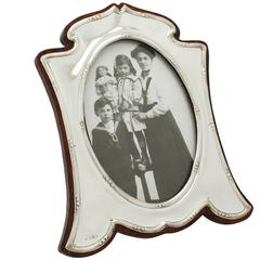 Sterling Silver Photograph Frame, Antique George V 12
