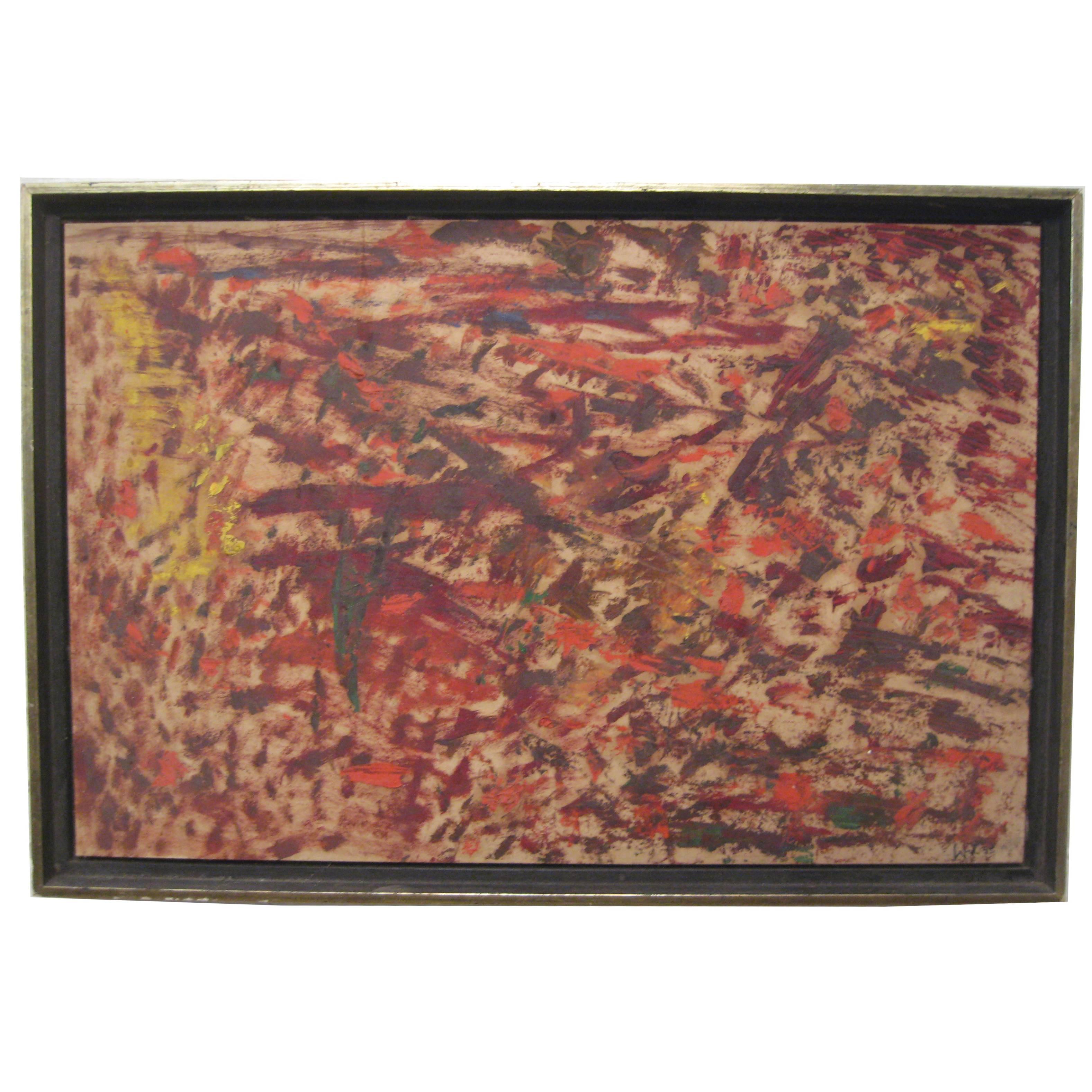 Wigs Frank 1965 Abstract Expressionist Painting