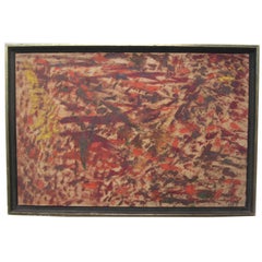 Wigs Frank 1965 Abstract Expressionist Painting