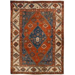 19th Century Heriz Serapi Rug 4