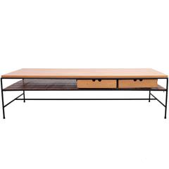 Paul Mccobb Planner Group Wrought Iron Coffee Table for Winchendon