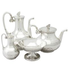 1860s Sterling Silver Composite Four-Piece Tea and Coffee Service 4