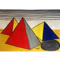 Alexander Calder "Pyramides and Strips, " 1971