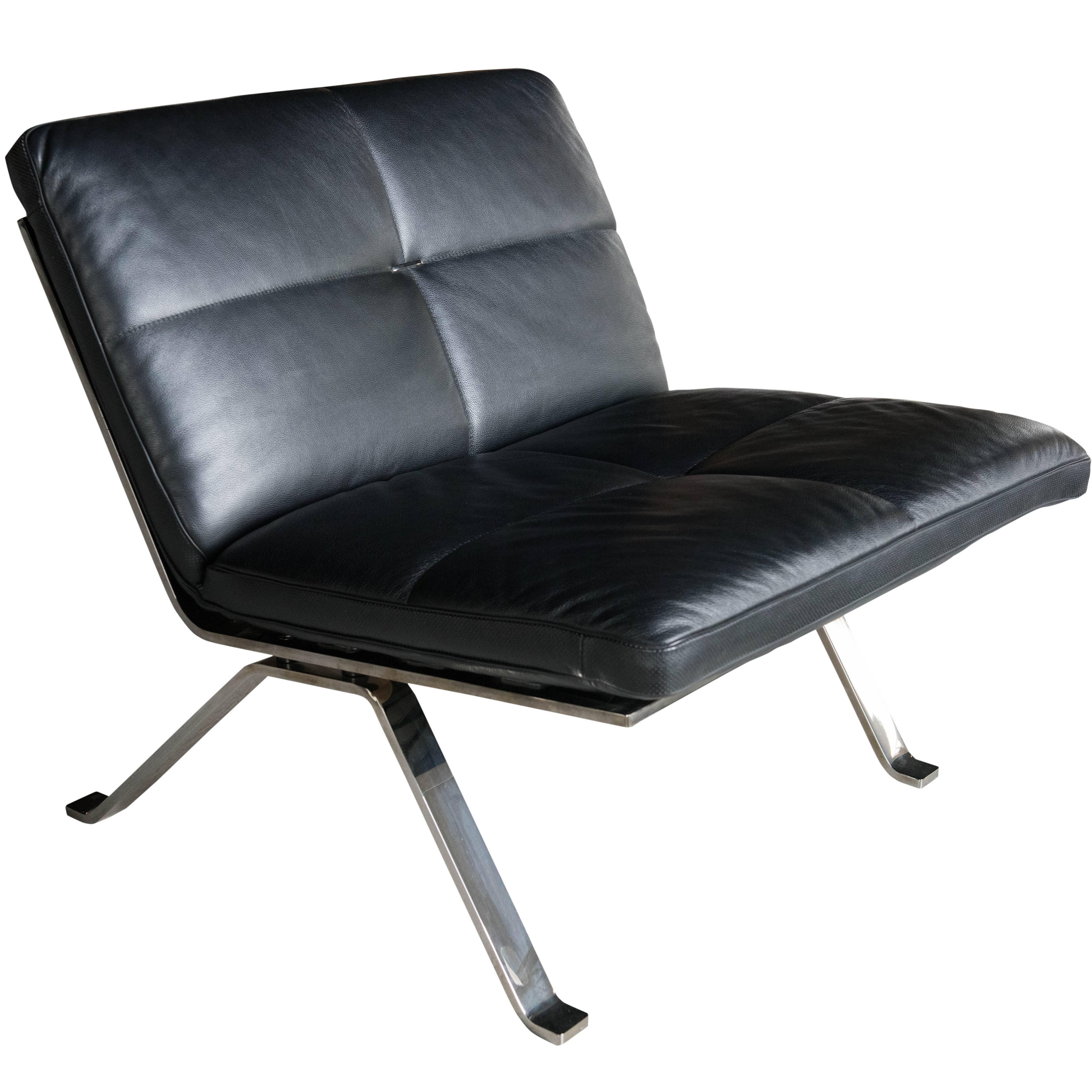 Poltrona Frau Brooklyn Lounge Chair For Sale