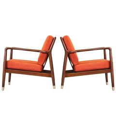 Folke Ohlsson Lounge Chairs for Dux