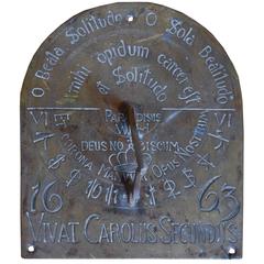 Brass Sundial