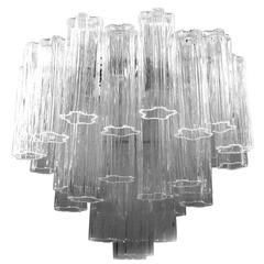 Venini Tronchi Glass Chandelier 