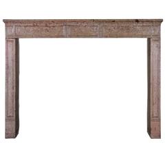 18th Century Hard Stone antique Fireplace Mantel 8