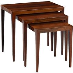 Set of Three Severin Hansen Jr. Nesting Tables