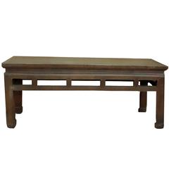 Chinese Antique Double-Sided Spring Bench or Low Table