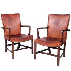 Kaare Klint High Back Armchairs