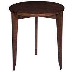 Stillmade Walnut Tripod Side Table with Solid Walnut Top 5