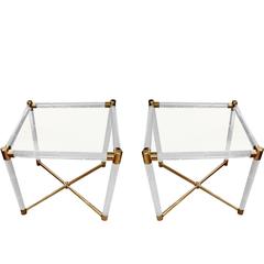 Pair of Hollywood Regency Side Tables by Charles Hollis Jones 4