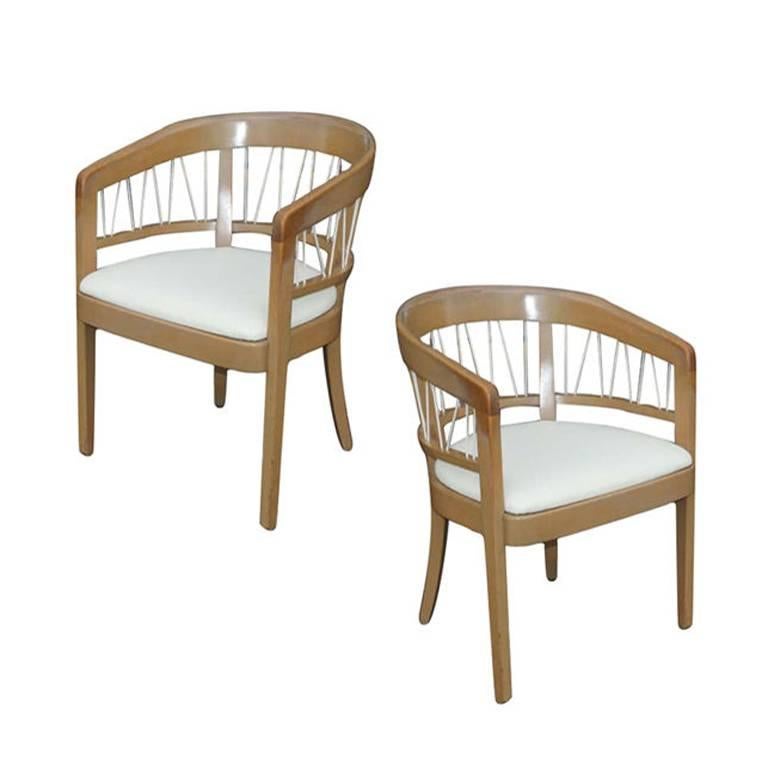 Edward Wormley for Drexel Armchairs For Sale
