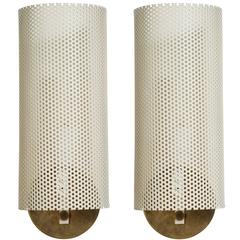 Pair of French Perforated Sconces