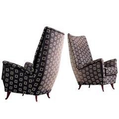 Pair of Italian Lounge Chairs by ISA 1